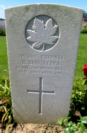 Pte Robert Routledge