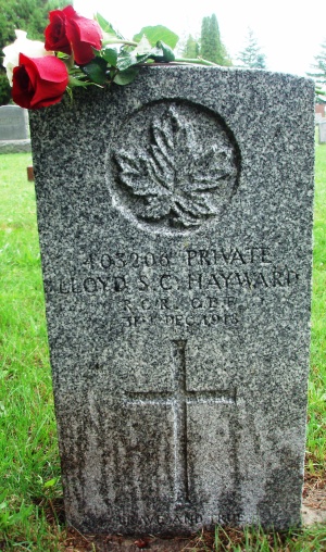 Pte Lloyd Hayward