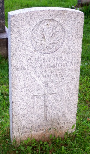 CWGC headstone for QMSI William Morgan