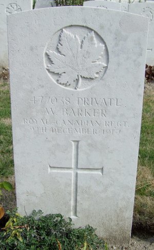 Pte William Barker