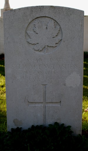 Pte Stewart Lasher