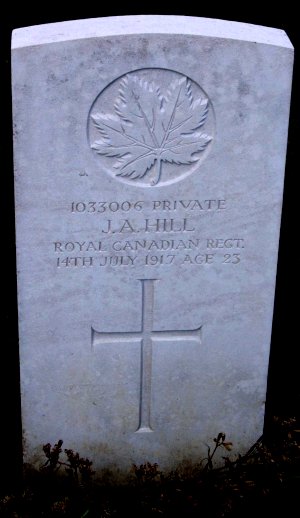 Pte James Hill.