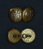 Cufflinks made from RCR guelphic crown buttons. Marked: Pitt & Co. London.  Pitt was a manufacturer of Army and Navy button from 1875 to 1899.